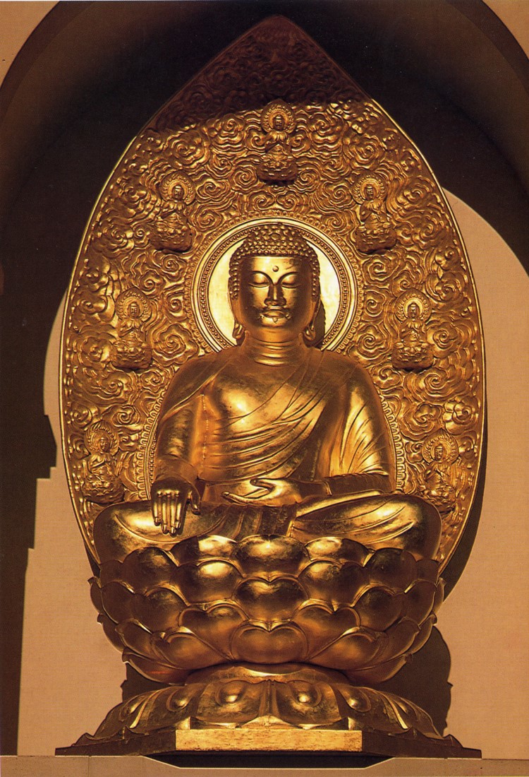buddha, vesica pisces, cosmic almond, mystic almond, cosmic yoni, portal, gold, lotus, randall carlson, symbology