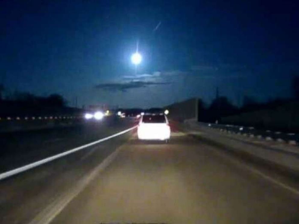 A Michigan motorist shares dashcam footage of what appears to be a meteor flashing across the sky.