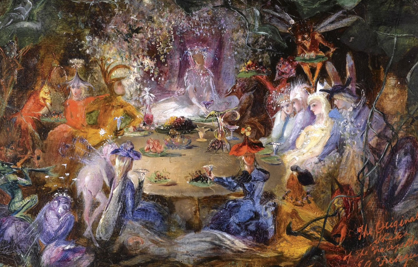 The Faerie Banquet by John Anster Fitzgerald, 1859 (PD0)